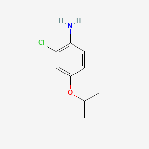 2-Chloro-4-isopropoxyaniline chemical structure (CAS 1071989-24-6)