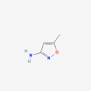 5-Methylisoxazol-3-amine chemical structure (CAS 1072-67-9)