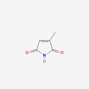 3-Methylpyrrole-2,5-dione chemical structure (CAS 1072-87-3)
