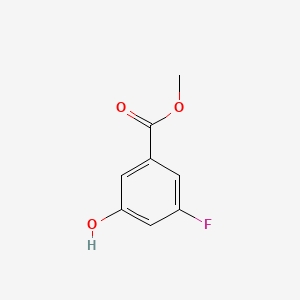 Methyl 3-fluoro-5-hydroxybenzoate chemical structure (CAS 1072004-32-0)