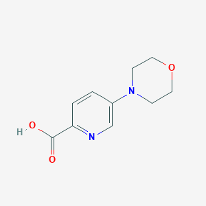 5-Morpholinopicolinic acid chemical structure (CAS 1072103-29-7)