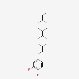(1's,4'r)-4-(3,4-Difluorophenethyl)-4'-propyl-1,1'-bi(cyclohexane) chemical structure (CAS 107215-66-7)