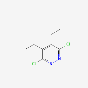 3,6-Dichloro-4,5-diethylpyridazine chemical structure (CAS 107228-53-5)