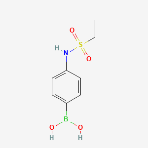 (4-(Ethylsulfonamido)phenyl)boronic acid chemical structure (CAS 1072945-62-0)