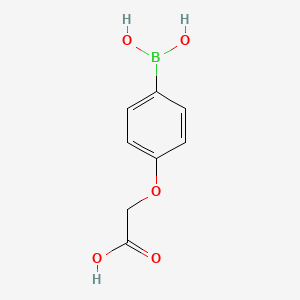 2-(4-Boronophenoxy)acetic acid chemical structure (CAS 1072945-84-6)