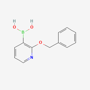 (2-(Benzyloxy)pyridin-3-yl)boronic acid chemical structure (CAS 1072952-41-0)