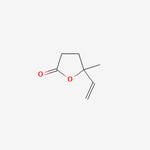 5-Ethenyl-5-methyloxolan-2-one chemical structure (CAS 1073-11-6)
