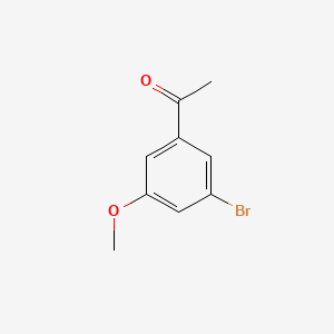 1-(3-Bromo-5-methoxyphenyl)ethanone chemical structure (CAS 1073642-71-3)