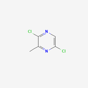 2,5-Dichloro-3-methylpyrazine chemical structure (CAS 107378-41-6)