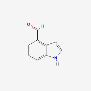 1H-Indole-4-carbaldehyde chemical structure (CAS 1074-86-8)