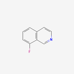 8-Fluoroisoquinoline chemical structure (CAS 1075-00-9)