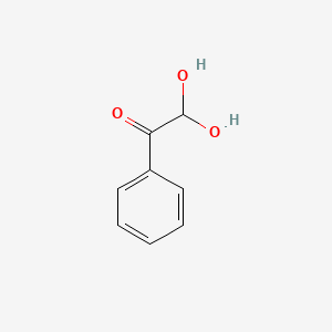 Phenylglyoxal hydrate chemical structure (CAS 1075-06-5)