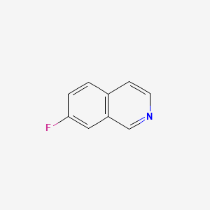 7-Fluoroisoquinoline chemical structure (CAS 1075-12-3)