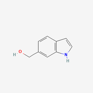 (1H-Indol-6-yl)methanol chemical structure (CAS 1075-26-9)