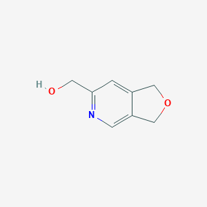 (1,3-Dihydrofuro[3,4-c]pyridin-6-yl)methanol chemical structure (CAS 1075237-72-7)