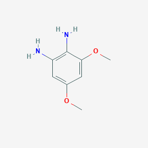 3,5-Dimethoxybenzene-1,2-diamine chemical structure (CAS 1075748-44-5)