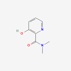3-Hydroxy-N,N-dimethylpicolinamide chemical structure (CAS 1076-23-9)