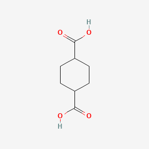 1,4-Cyclohexanedicarboxylic acid chemical structure (CAS 1076-97-7)