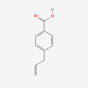 4-(2-Propenyl)benzoic acid chemical structure (CAS 1076-99-9)