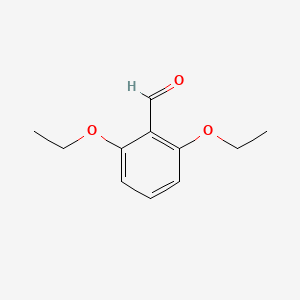 2,6-Diethoxy-benzaldehyde chemical structure (CAS 107694-28-0)