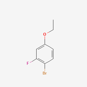 1-Bromo-4-ethoxy-2-fluorobenzene chemical structure (CAS 107713-66-6)