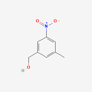 (3-Methyl-5-nitrophenyl)methanol chemical structure (CAS 107757-05-1)