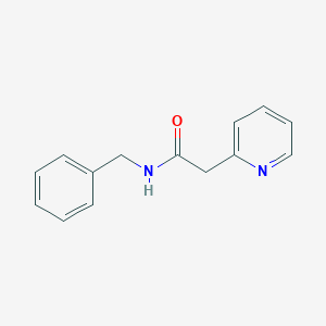 N-Benzyl-2-(pyridin-2-yl)acetamide chemical structure (CAS 107776-92-1)