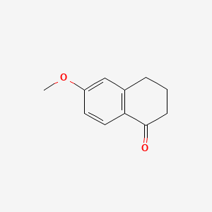 6-Methoxy-3,4-dihydronaphthalen-1(2H)-one chemical structure (CAS 1078-19-9)