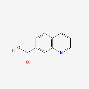 7-Quinolinecarboxylic acid chemical structure (CAS 1078-30-4)