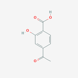 4-Acetyl-2-hydroxybenzoic acid chemical structure (CAS 107806-82-6)