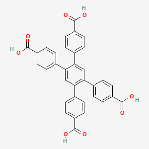 1,2,4,5-Tetrakis(4-carboxyphenyl)benzene chemical structure (CAS 1078153-58-8)