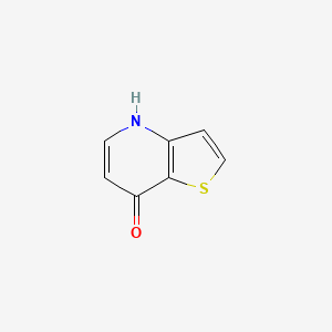 Thieno[3,2-b]pyridin-7-ol chemical structure (CAS 107818-20-2)