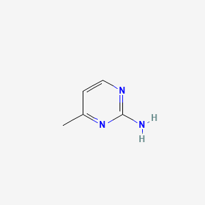 4-Methylpyrimidin-2-amine chemical structure (CAS 108-52-1)