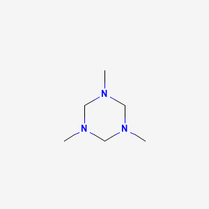 1,3,5-Trimethyl-1,3,5-triazinane chemical structure (CAS 108-74-7)