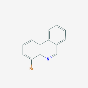 4-Bromophenanthridine chemical structure (CAS 1080-71-3)