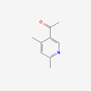 1-(4,6-Dimethylpyridin-3-yl)ethanone chemical structure (CAS 108028-67-7)