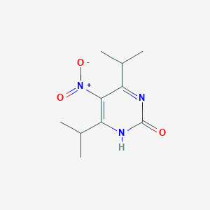 4,6-Diisopropyl-5-nitropyrimidin-2-ol chemical structure (CAS 1080650-05-0)