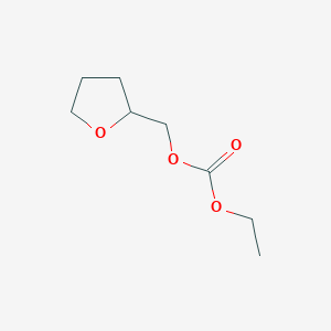 Ethyl ((tetrahydrofuran-2-yl)methyl) carbonate chemical structure (CAS 108106-20-3)