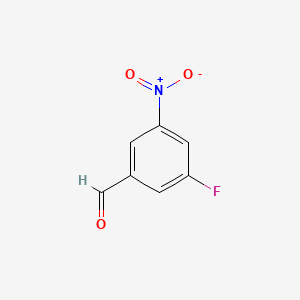 3-Fluoro-5-nitrobenzaldehyde chemical structure (CAS 108159-96-2)