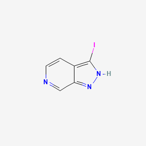 3-Iodo-1H-pyrazolo[3,4-c]pyridine chemical structure (CAS 1082040-63-8)