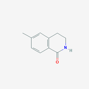 6-Methyl-3,4-dihydroisoquinolin-1(2H)-one chemical structure (CAS 1082041-78-8)