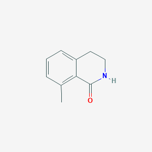 8-Methyl-3,4-dihydroisoquinolin-1(2H)-one chemical structure (CAS 1082041-79-9)