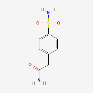 2-(4-Sulfamoylphenyl)acetamide chemical structure (CAS 1082068-60-7)