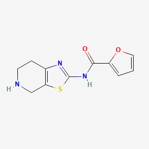 N-(4,5,6,7-Tetrahydrothiazolo[5,4-c]pyridin-2-yl)furan-2-carboxamide chemical structure (CAS 1082491-76-6)