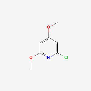 2-Chloro-4,6-dimethoxypyridine chemical structure (CAS 108279-89-6)