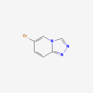6-Bromo-[1,2,4]triazolo[4,3-a]pyridine chemical structure (CAS 108281-79-4)