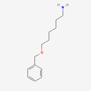 6-(Benzyloxy)hexan-1-amine chemical structure (CAS 108296-16-8)