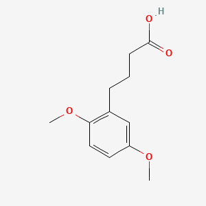 4-(2,5-Dimethoxyphenyl)butanoic acid chemical structure (CAS 1083-11-0)