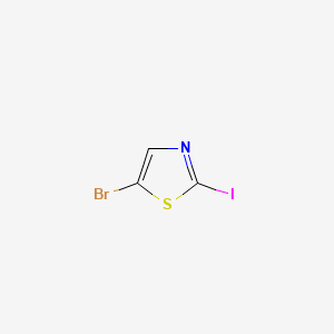 5-Bromo-2-iodothiazole chemical structure (CAS 108306-64-5)