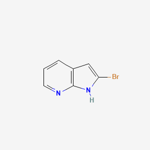2-Bromo-1H-pyrrolo[2,3-b]pyridine chemical structure (CAS 1083181-25-2)